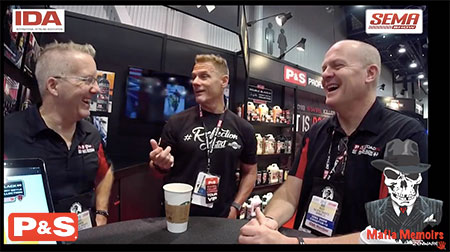 Mafia Memoirs at SEMA 2018 with Bob Phillips of P&S Detail Products